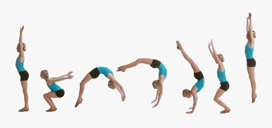 Collection Of Flip - Back Handspring, Transparent Clipart