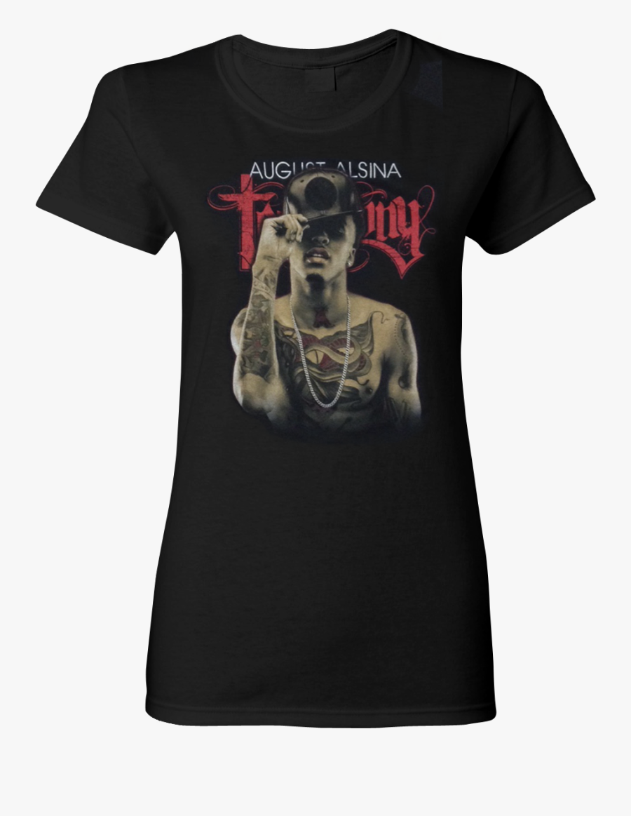 August Alsina Shirts - T-shirt, Transparent Clipart