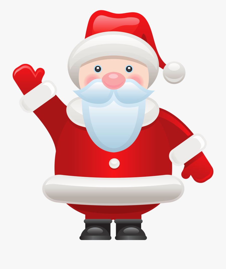 Santa Clip Art - Santa Claus No Background, Transparent Clipart