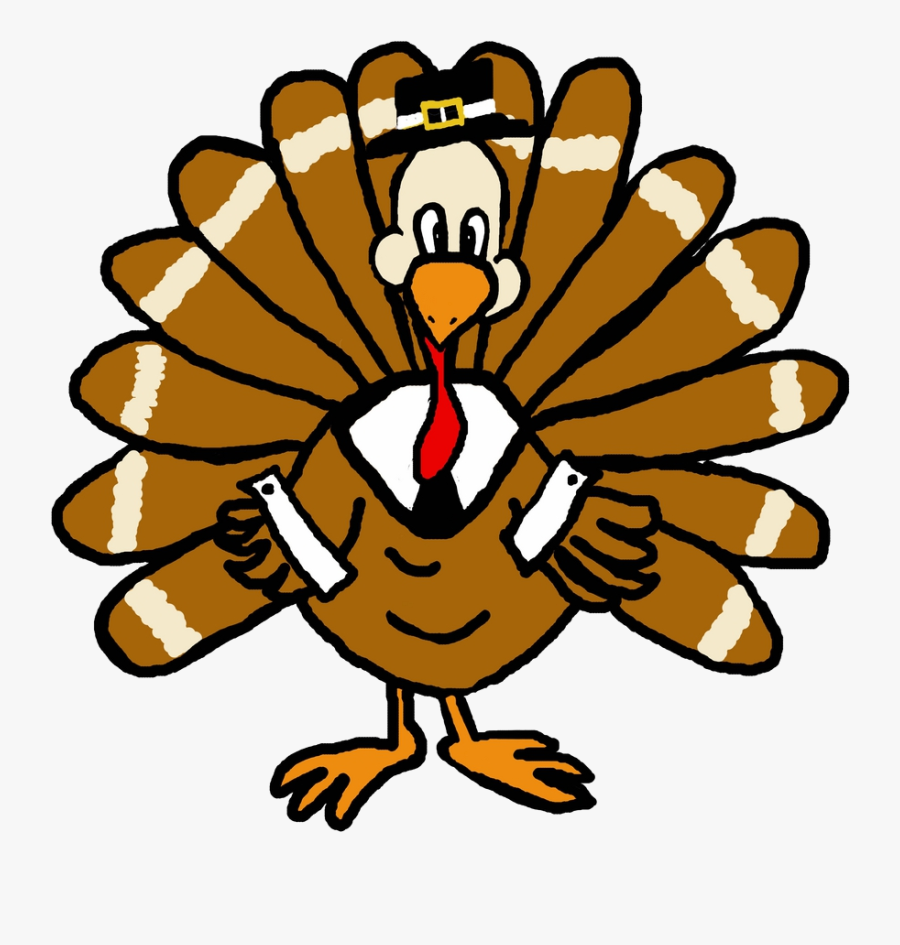 November Clipart Free Clip Art On Images Transparent - Turkey In Santa Suit, Transparent Clipart