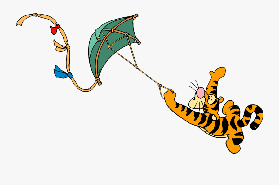 Tigger Kite, Transparent Clipart