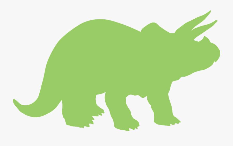 Dinosaur Vector Silhouette At Getdrawings - Triceratops Silhouette, Transparent Clipart