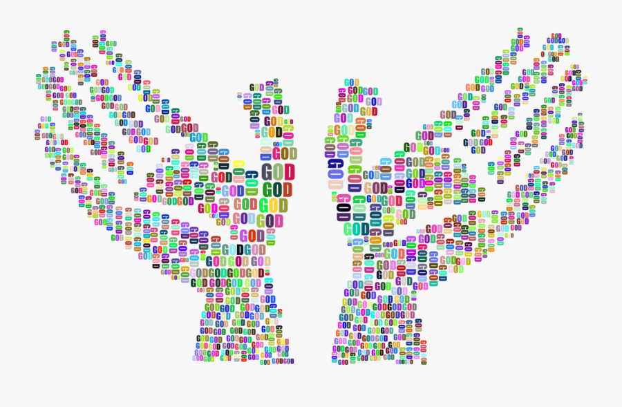 Line,symmetry,prayer - Png The Word Pray Transparent, Transparent Clipart