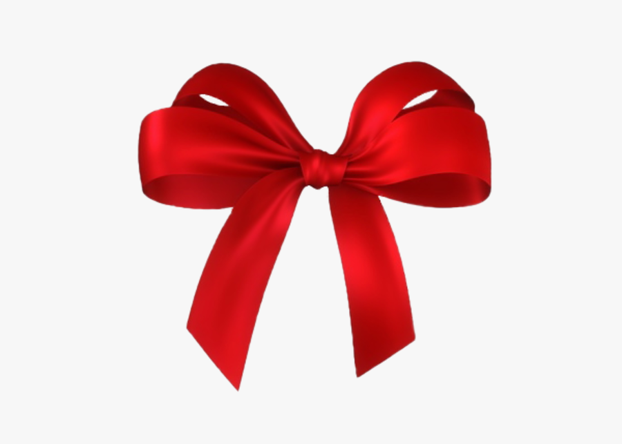 Present Clipart Gift Bow - Red Bow Transparent Background, Transparent Clipart