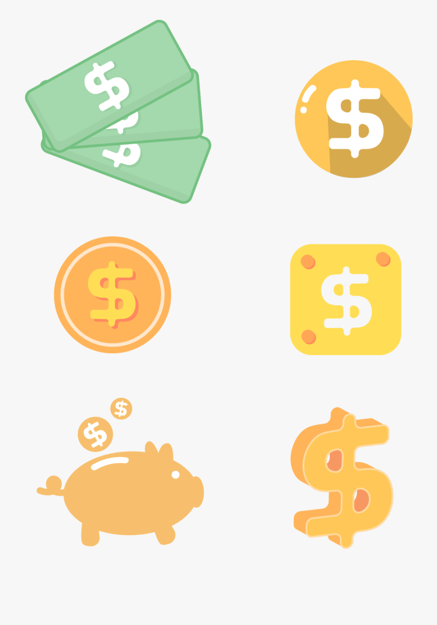 Dollar Sign Clipart Png - Brown Bear, Transparent Clipart