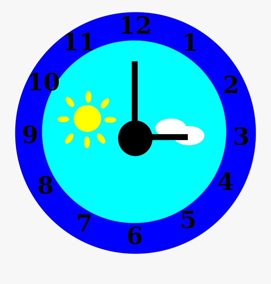 Students Clipart O Clock - Clip Art Jam Dinding, Transparent Clipart