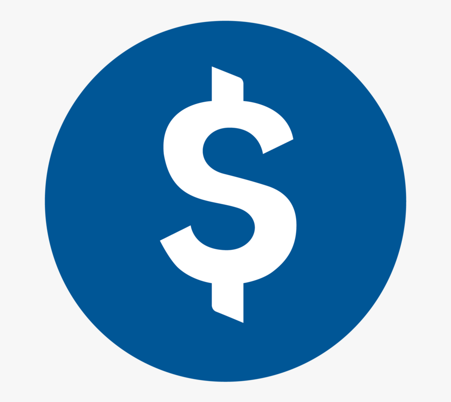 Blue Clipart Dollar Sign - Pull Request, Transparent Clipart