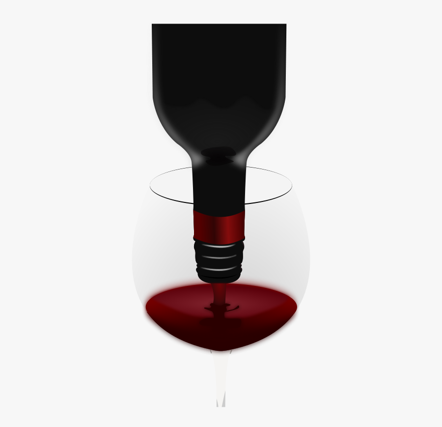 Bottle Of Wine - Red Wine, Transparent Clipart
