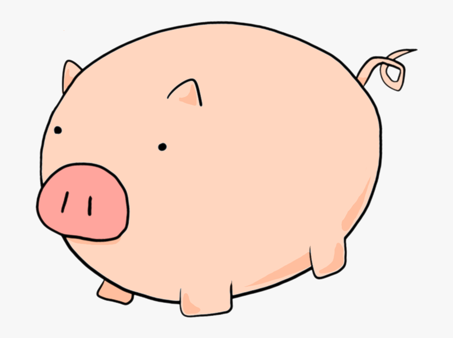Domestic Pig Snout Clip Art - Domestic Pig, Transparent Clipart