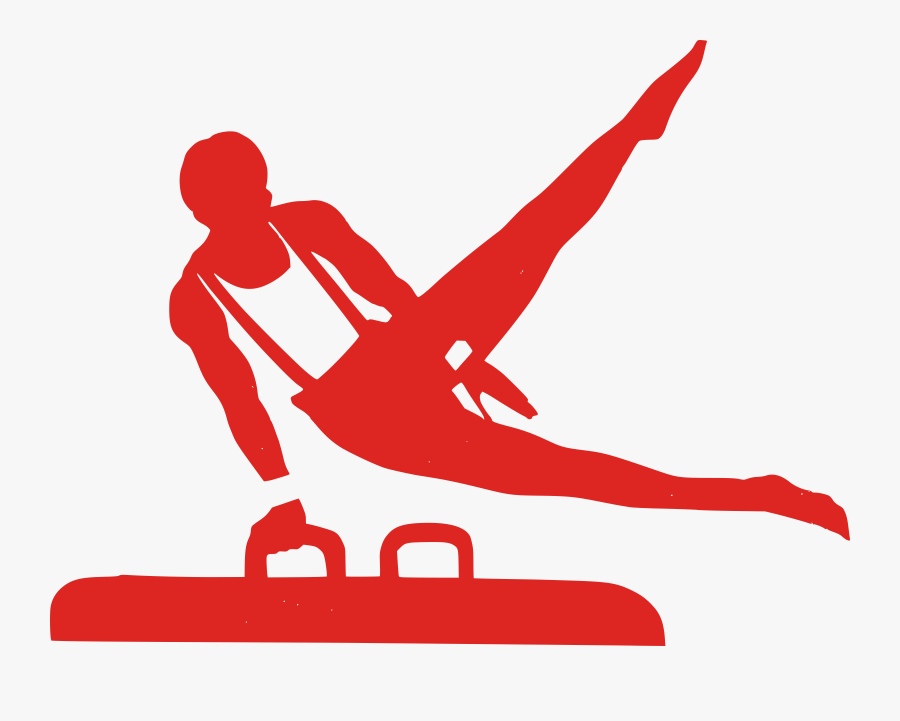 Transparent Gymnastics Silhouette Png - Artistic Gymnastics Clipart, Transparent Clipart