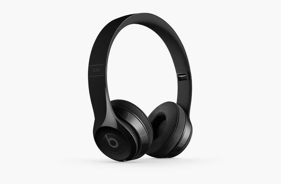 Headphone Clipart Headphone Beats - Beats Solo 3 Wireless Gloss Black, Transparent Clipart