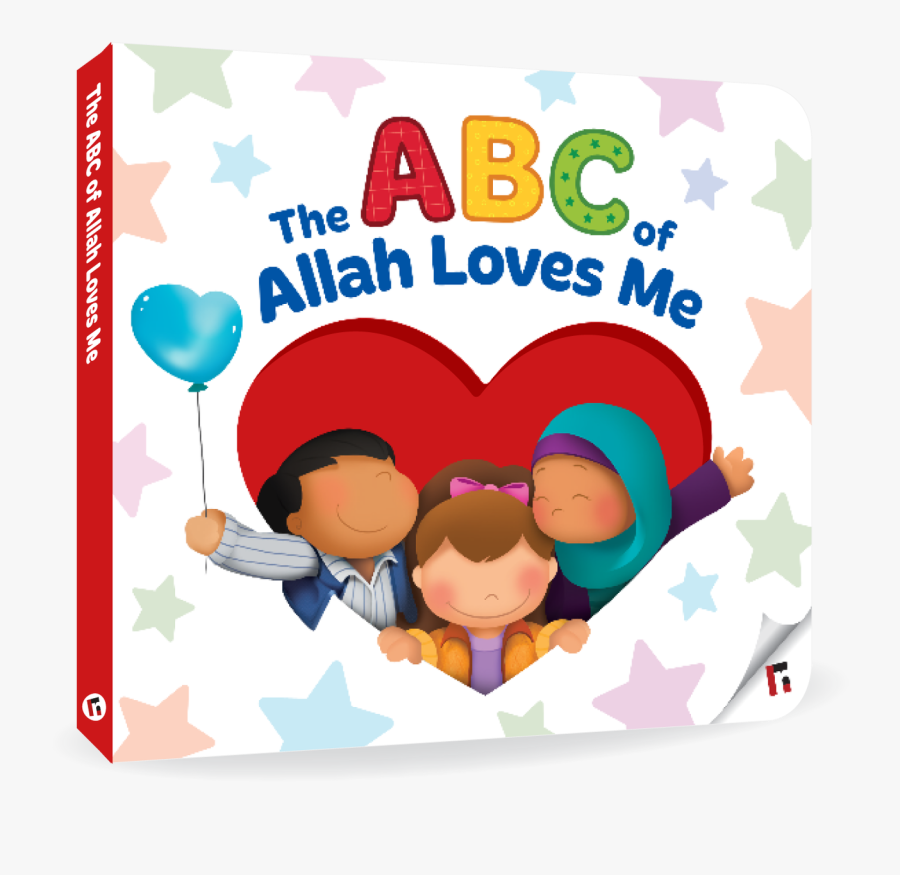 Arabic Alphabet Book Cover Design , Transparent Cartoons - Abc Of Allah Loves Me, Transparent Clipart