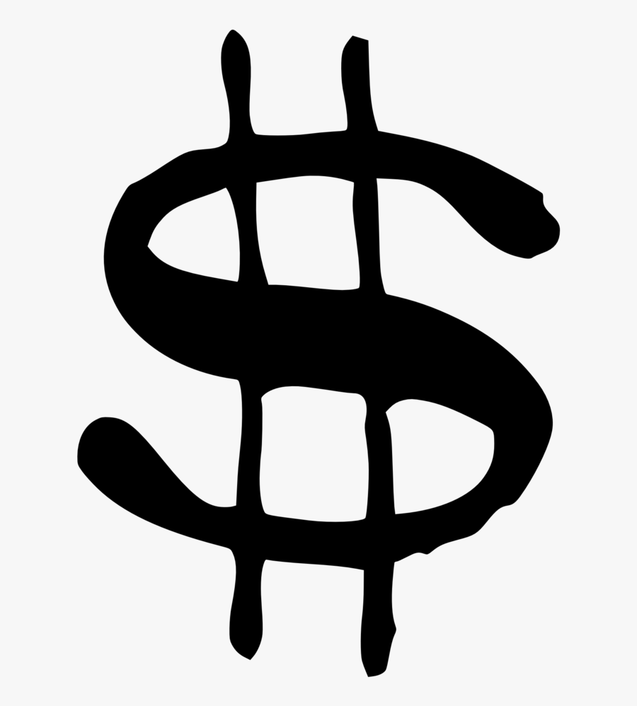 Dollar Sign Free Clipart - Dollar Signs Line Art, Transparent Clipart