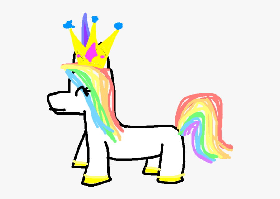 Queen Rainbow Unicorn Clipart , Png Download, Transparent Clipart