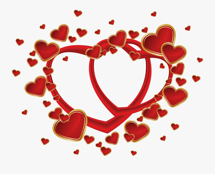 Clipart Hearts Banner - Heart Vector Design Png, Transparent Clipart