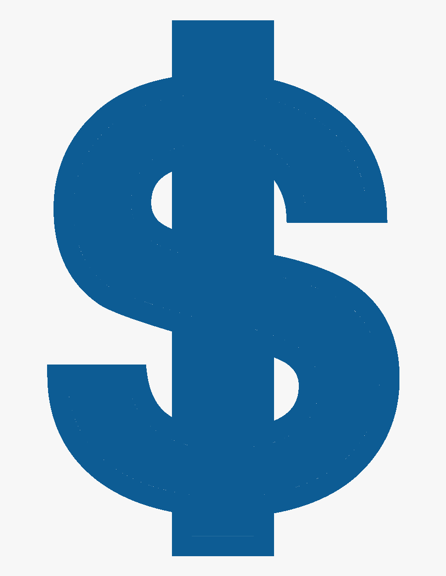Transparent Fundraiser Clipart - Blue Dollar Sign Png, Transparent Clipart