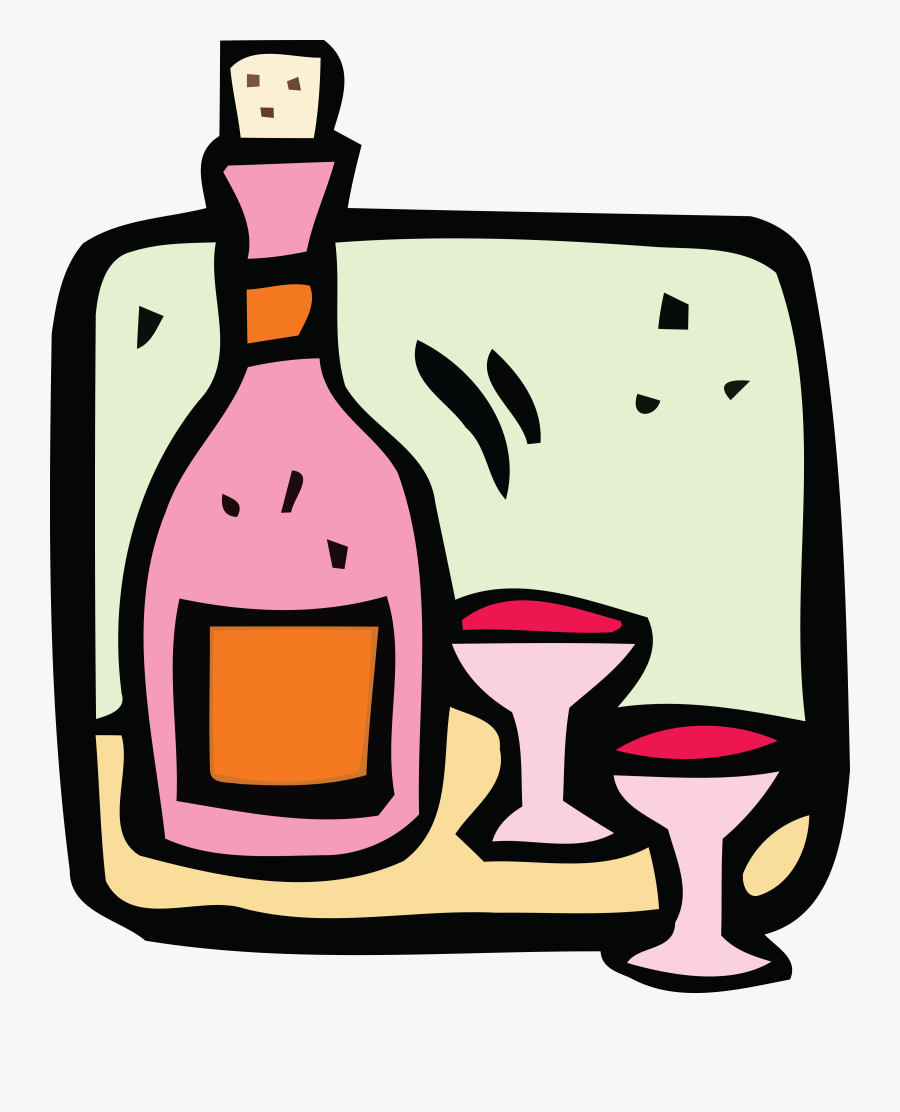 Free Clipart Of Wine - Clip Art, Transparent Clipart