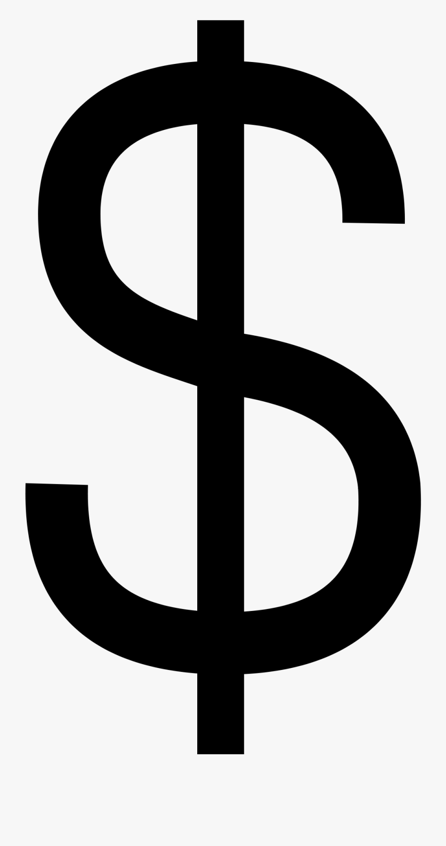 File - Dollar Sign - Svg - Dollar Svg, Transparent Clipart