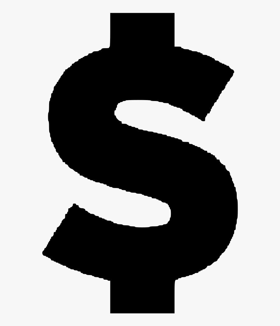 Free Clipart - Dollar Sign Silhouette Png, Transparent Clipart
