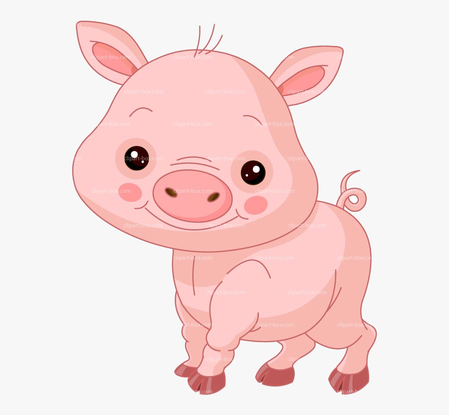 Pig Free Clip Art Clipart Clipartcow Transparent Png - Cute Pig Clipart, Transparent Clipart