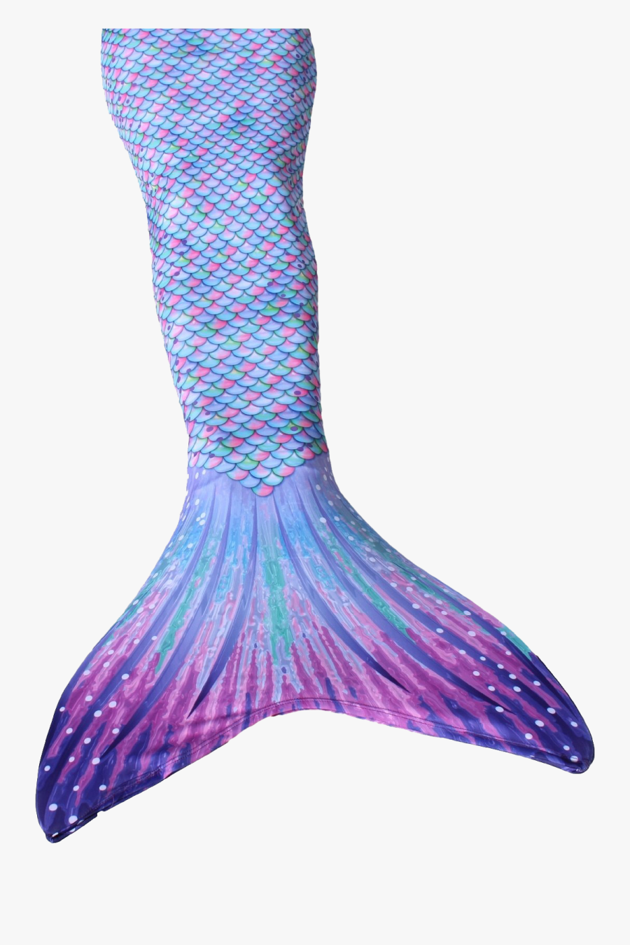 Mermaid Tail Png Image - Purple And Blue Mermaid Tail, Transparent Clipart