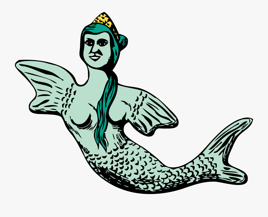 Mermaid, Fish, Woman, Tail, Fictitious, Fantasy - Fish Woman Png, Transparent Clipart