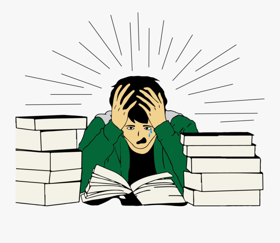 Chicago Ranks As One - Stressed Student Clip Art, Transparent Clipart