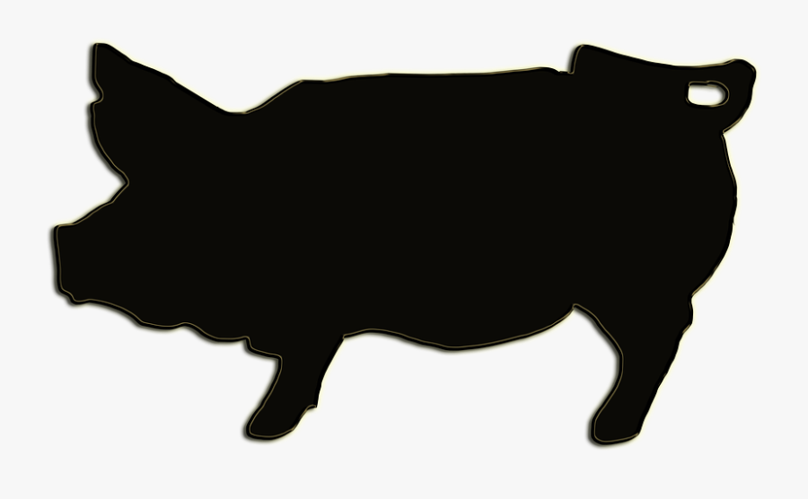 Pig Silhouette 26, Buy Clip Art - Boar, Transparent Clipart