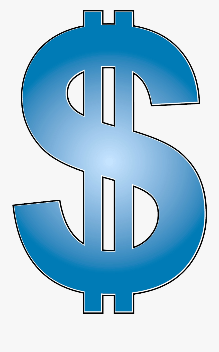 Texas Best Rv Rentals - Blue Dollar Sign Png, Transparent Clipart