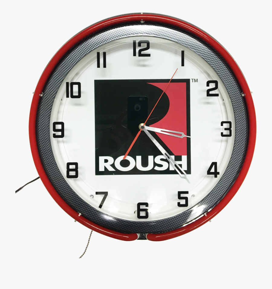 Clip Art Neon Alarm Clocks - Roush, Transparent Clipart