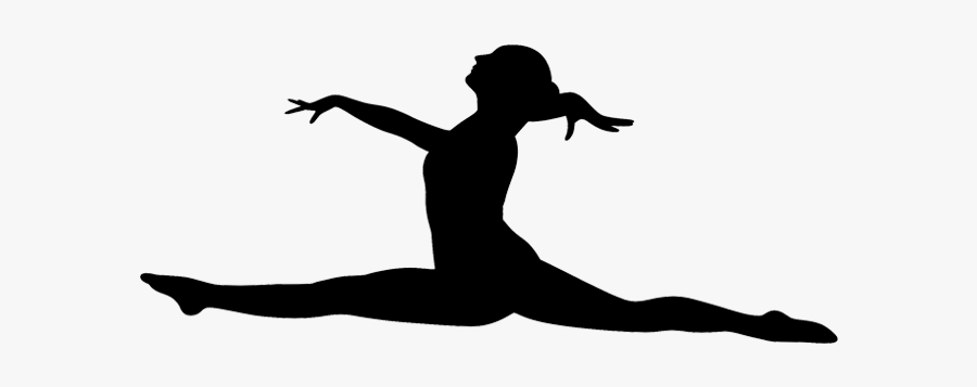 Artistic Gymnastics Silhouette Dance Sport - Transparent Background Gymnastics Png, Transparent Clipart