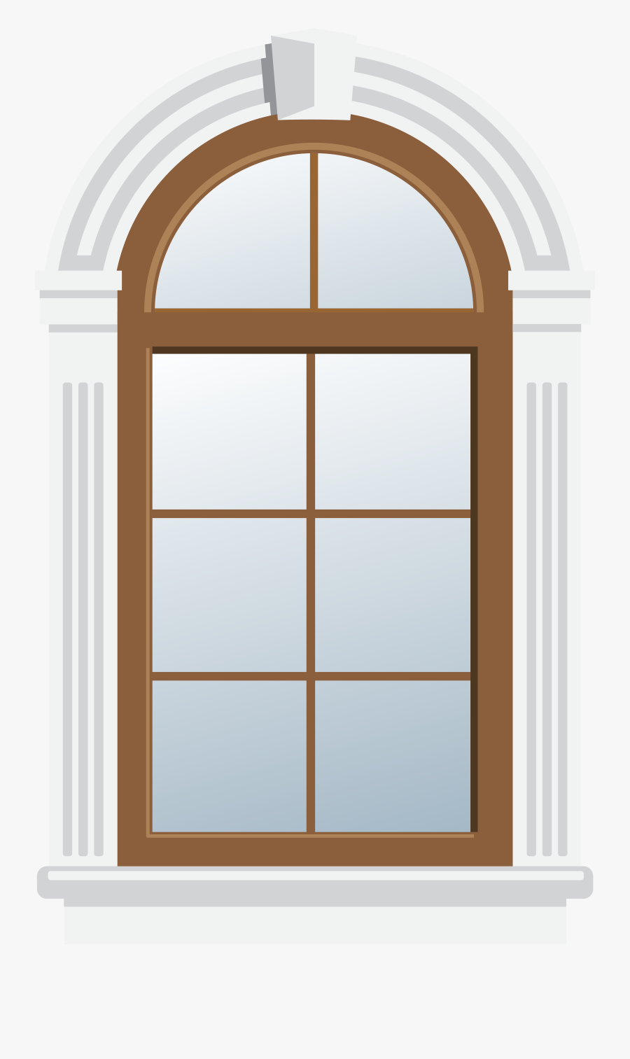 Arch Window Png Clip Art - Windows Transparent Clipart, Transparent Clipart
