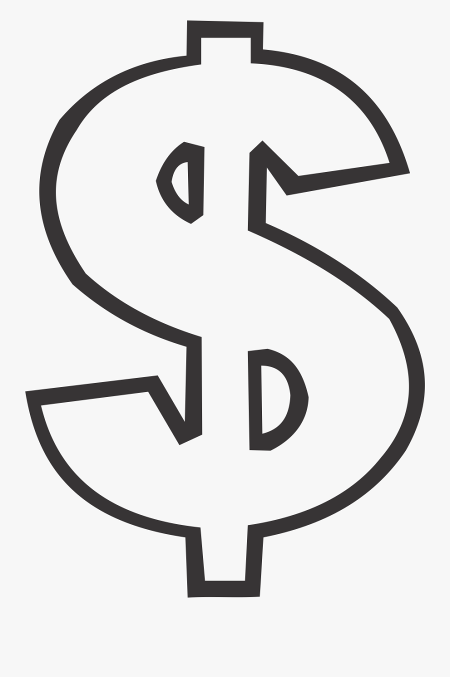 Transparent Dollar Signs Clip Art - Dollar Sign, Transparent Clipart