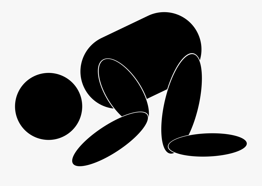 Transparent Man Kneeling Down Praying Clipart, Man - Sujud, Transparent Clipart