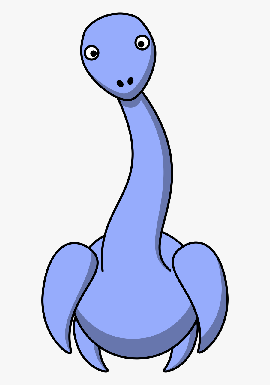 Free To Use & Public Domain Dinosaur Clip Art - Loch Ness Monster Cartoon .png, Transparent Clipart
