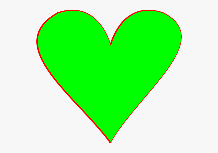 Green Hearts Svg Clip Arts - Heart Shape Color Green, Transparent Clipart