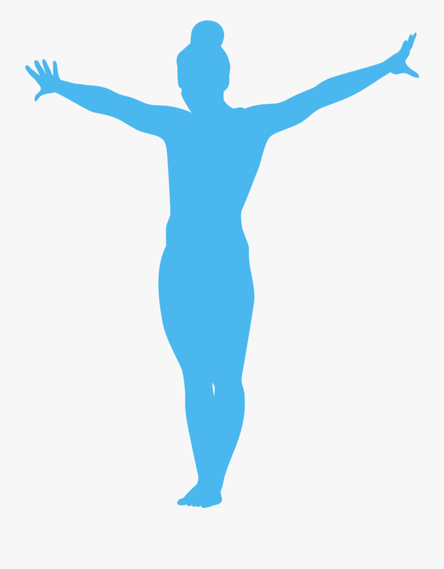 Gymnastics Silhouette Gold, Transparent Clipart