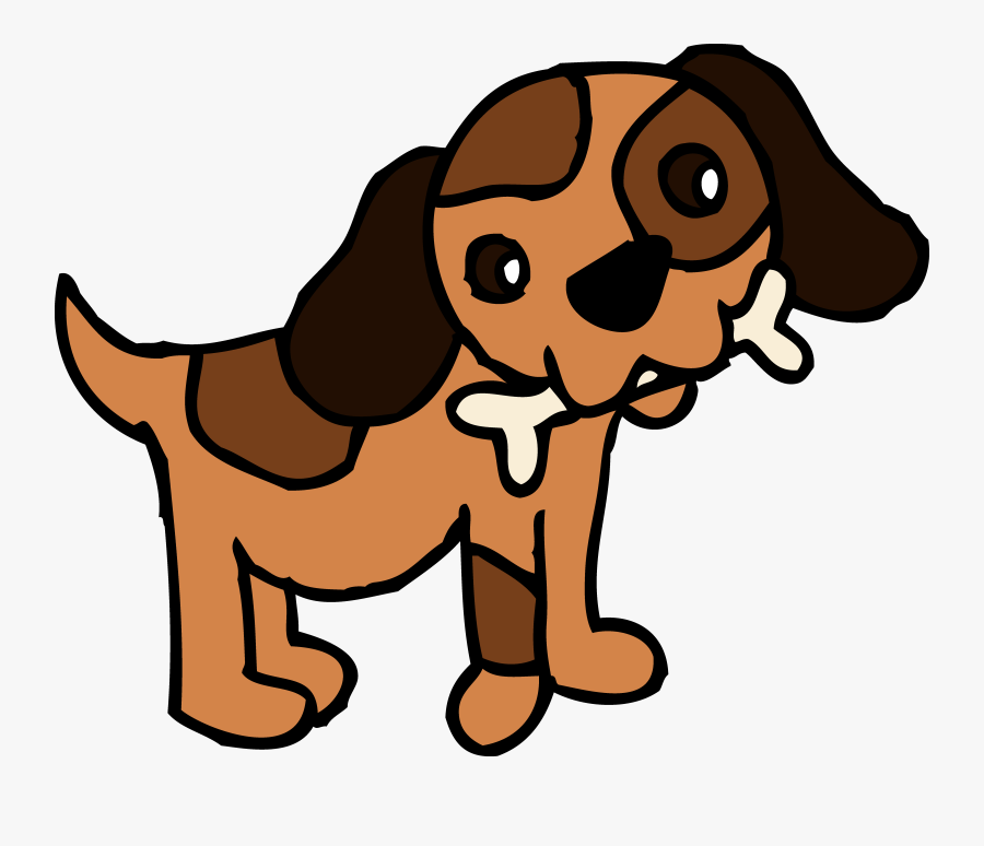 Free Dog Bone Clipart - Dog With Bone Clipart, Transparent Clipart