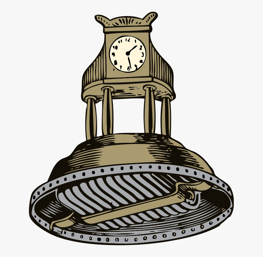 Free Vector Self Winding Clock Clip Art - Clip Art, Transparent Clipart