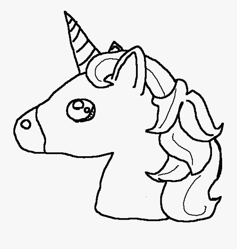 Drawing Unicorns Basic Transparent Png Clipart Free - Cute Unicorn Pictures To Draw, Transparent Clipart