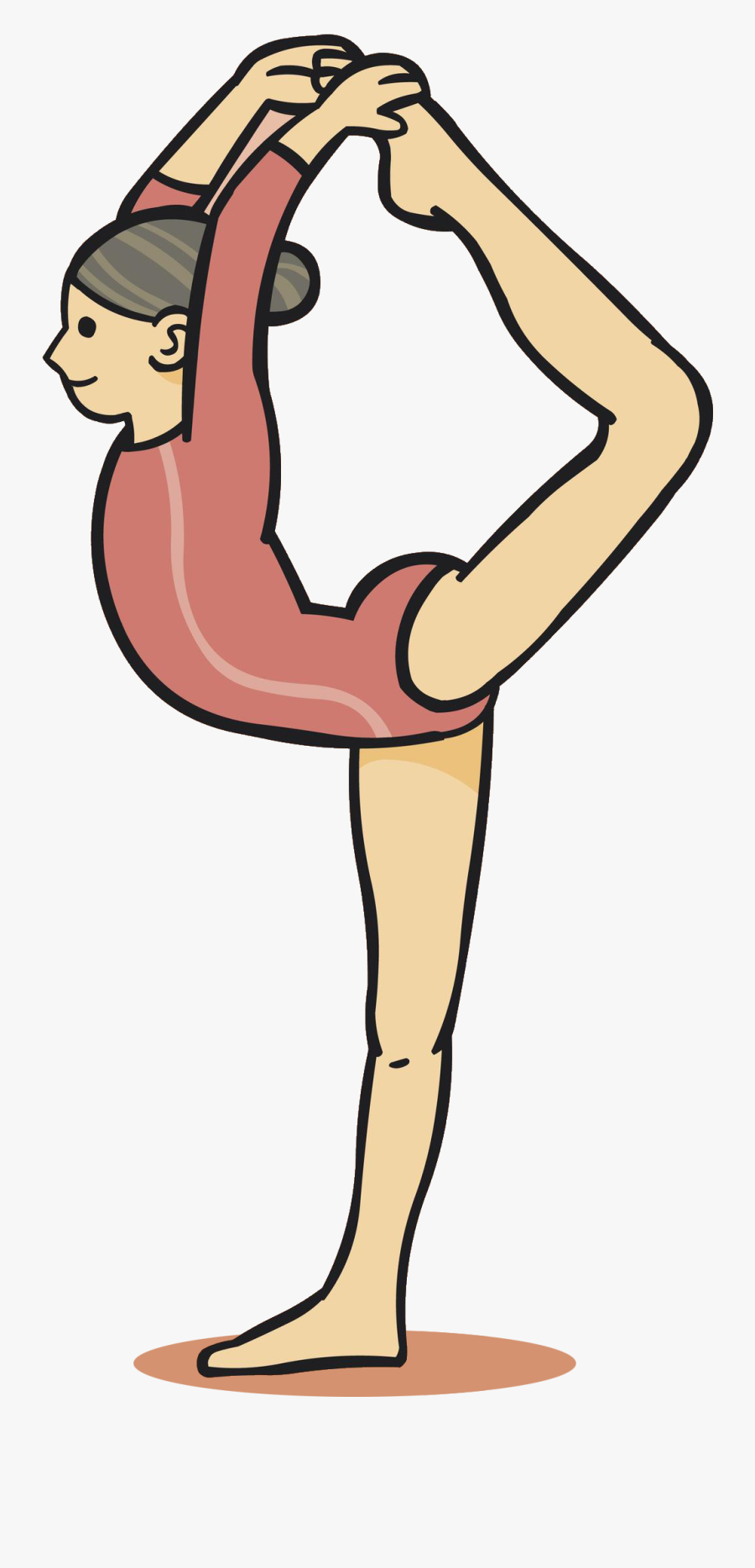 Gymnastics Clipart Free Cartoon - Gimnasia Artistica En Dibujos, Transparent Clipart