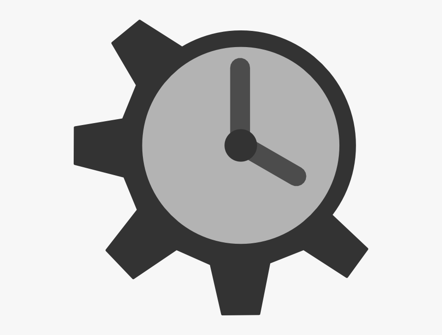 Gear Clock Svg Clip Arts - Gear Vector Logo .png, Transparent Clipart