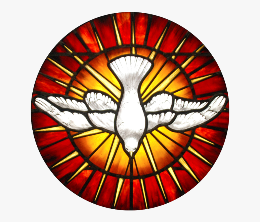 Group - Prayer - Images - Stained Glass Pentecost Sunday, Transparent Clipart