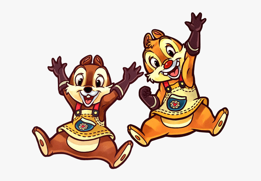 Chip - And - Dale - Clip - Art - Kingdom Hearts Re Coded Chip, Transparent Clipart