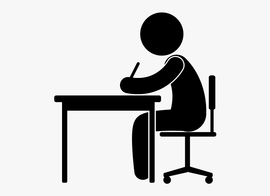 View All Images-1 - Person At Desk Clipart, Transparent Clipart