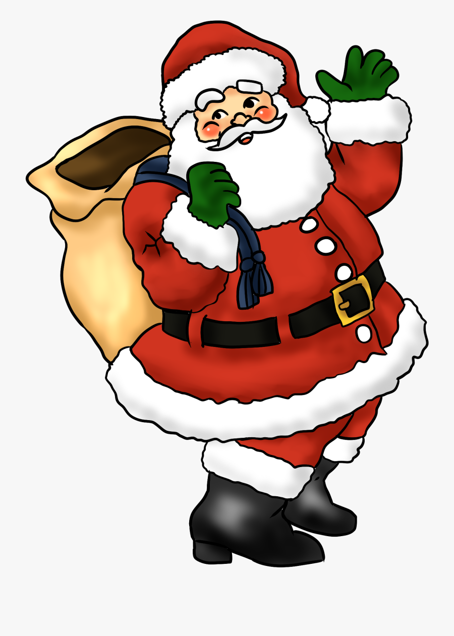 Free Lovely Santa Claus Clip Art - Car Detail Christmas Coupon, Transparent Clipart