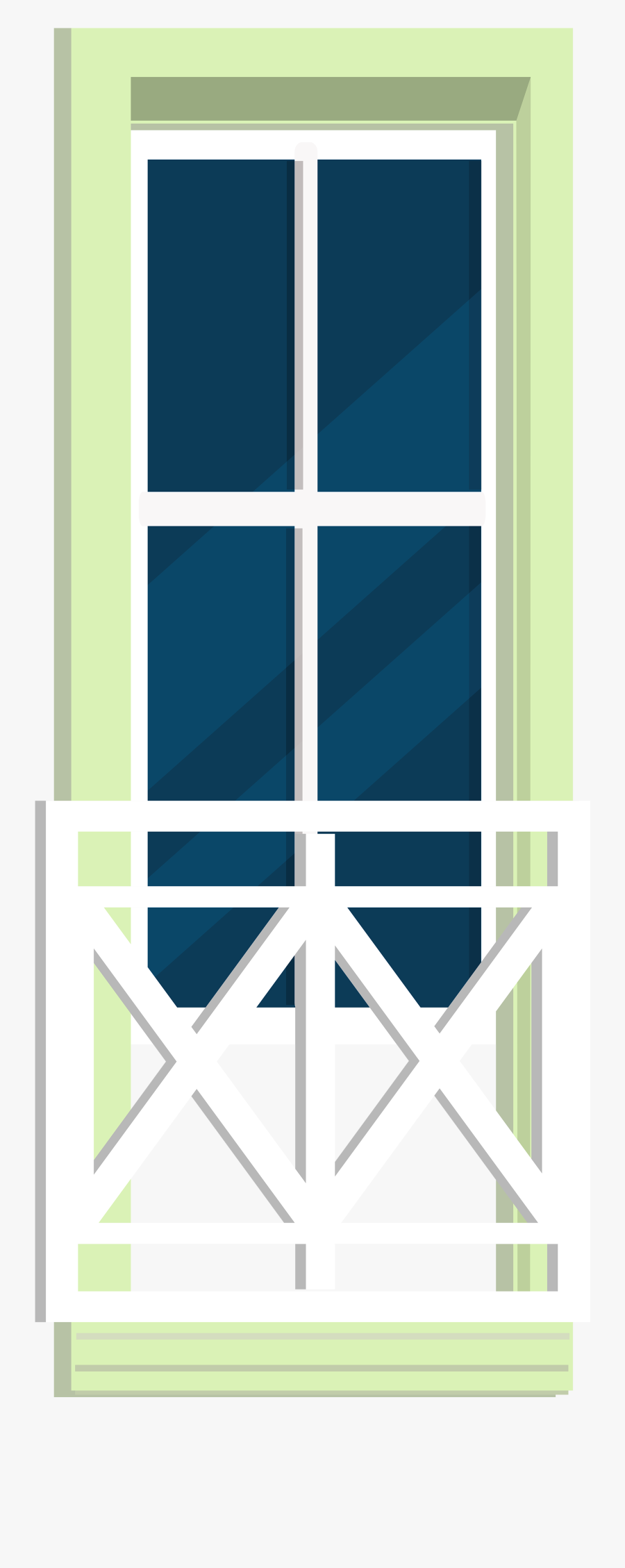Tall Window Png Clip Art - Tall Window Png, Transparent Clipart