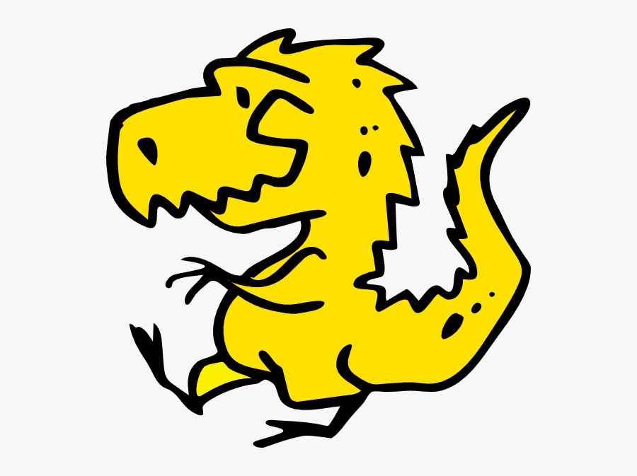 Yellow Dinosaur Clip Art - Dinosaur Pictures For Kids, Transparent Clipart