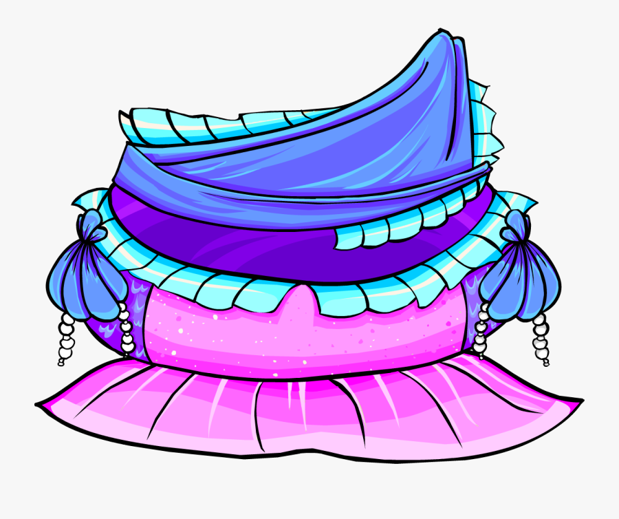 Blue Mermaid Costume - Club Penguin Mermaid Tail, Transparent Clipart
