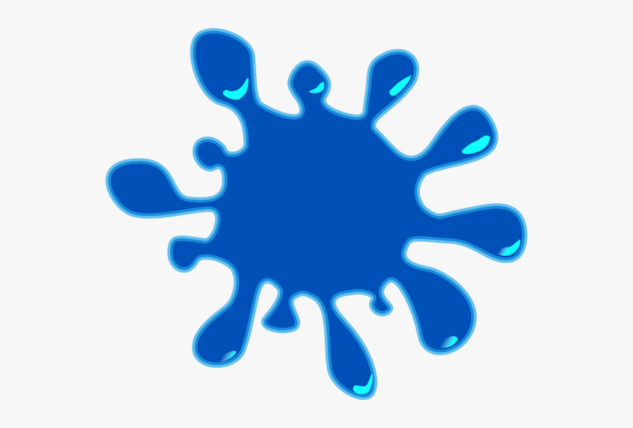 Water Splat Clipart, Transparent Clipart